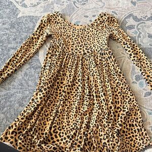 Little Sleepies Leopard Print Casual Dress